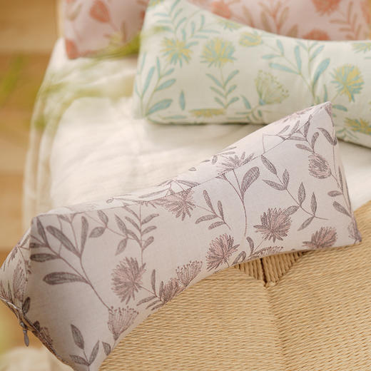 漫山系列三角颈枕荞麦壳枕头成人单人睡眠护颈椎睡觉专用纯棉高端 商品图3