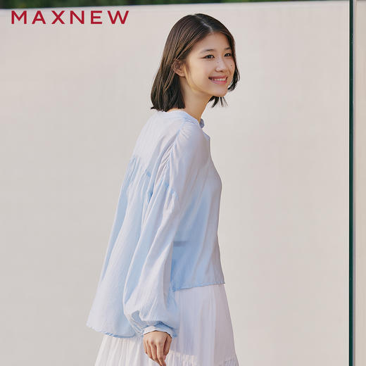 【衬衫】圆领休闲衬衫 1P1222308 商品图3