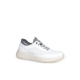 豪麟名鞋都彭男鞋休闲鞋牛皮革E34171329白色