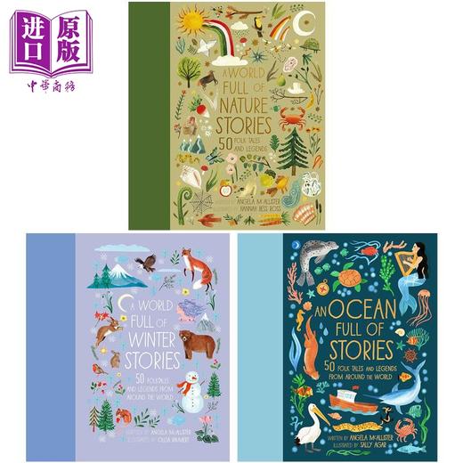 预售 【中商原版】文学收录集系列3册 A World Full of自然故事冬天的故事 海洋故事集 英文原版儿童绘本故事精装 名家绘本 7岁以上 商品图0