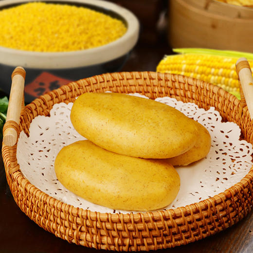 富世康杂粮饼子 粗粮玉米饼铁锅饼子 半成品锅贴馒头早餐面点 商品图7