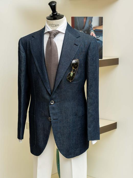 Sartoria Pirozzi Denim Linen Jacket 商品图2