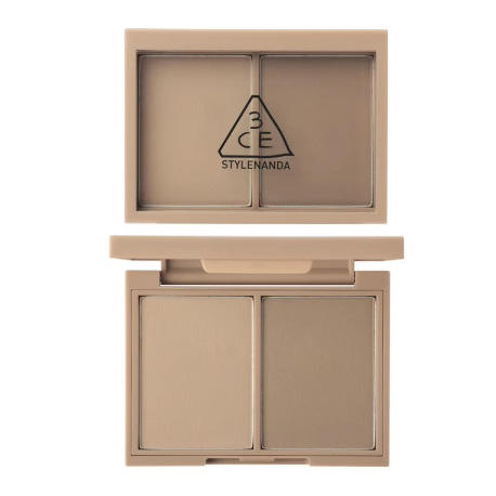 3CE双色修容盘#ASH BROWN灰棕色鼻影阴影哑光粉饼【CDF】 商品图5