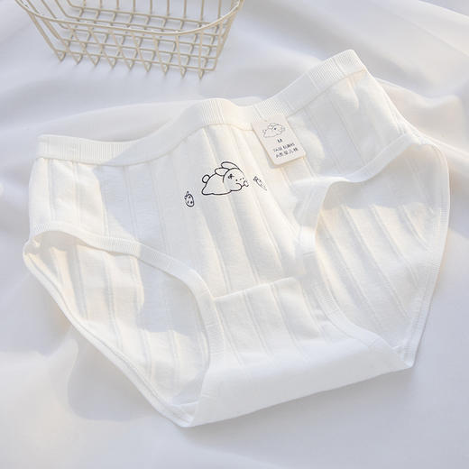 【YW】无忧购五条装7A抗菌裆可爱兔子印花女士内裤2511(截单后7天发货) 商品图7