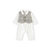 【高定系列】英氏婴儿连体衣春夏长袖桑蚕丝礼服连体衣男宝宝衣服YRHAJ1R036A 商品缩略图4
