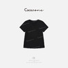 COCO ZONE 2025经典简约薄款V领显瘦短袖T恤CD1A0134 商品缩略图0
