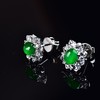 【繁花】翡翠耳钉-EZ12405006 商品缩略图1