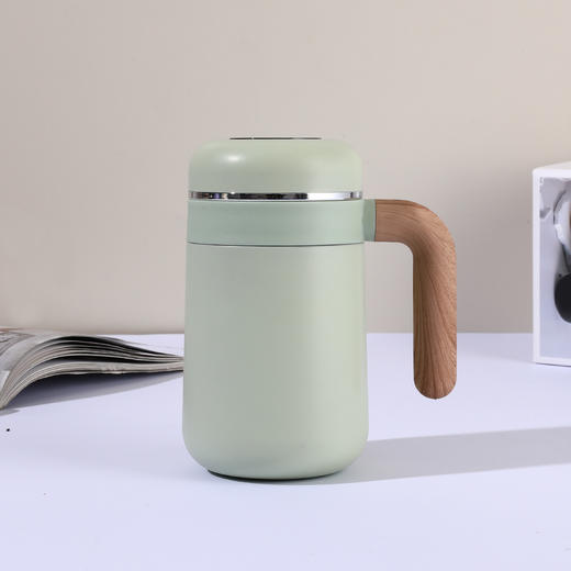 【智能温显316不锈钢保温杯】男女办公室咖啡杯带手柄 茶水分离泡茶杯  情人节l 商品图7