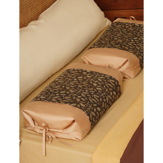 秋韵橡叶系列调节枕荞麦壳枕头护颈椎助睡眠成人不塌陷 商品图1