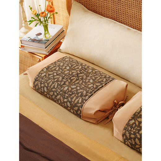 秋韵橡叶系列调节枕荞麦壳枕头护颈椎助睡眠成人不塌陷 商品图0