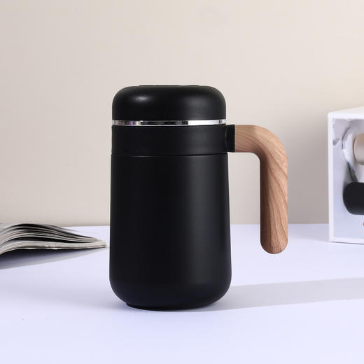 【智能温显316不锈钢保温杯】男女办公室咖啡杯带手柄 茶水分离泡茶杯  情人节l 商品图6