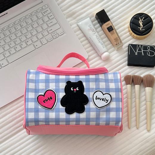 【可爱卡通手提化妆包】女新款少女心便携大容量化妆品收纳洗漱包，大容量收纳，方便携带 商品图5