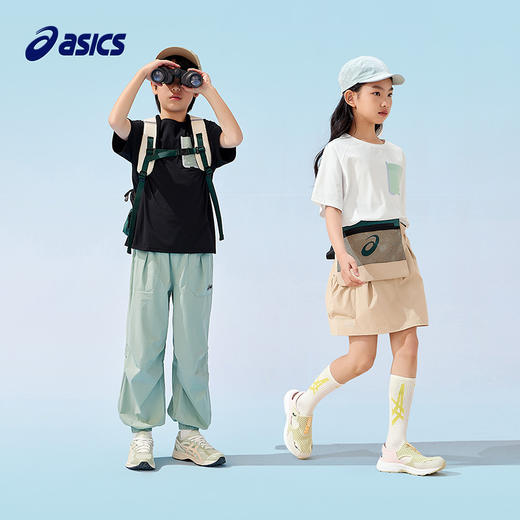 ASICS/亚瑟士童装2025年夏季新款男女童舒适棉感运动舒适插肩T恤 商品图4