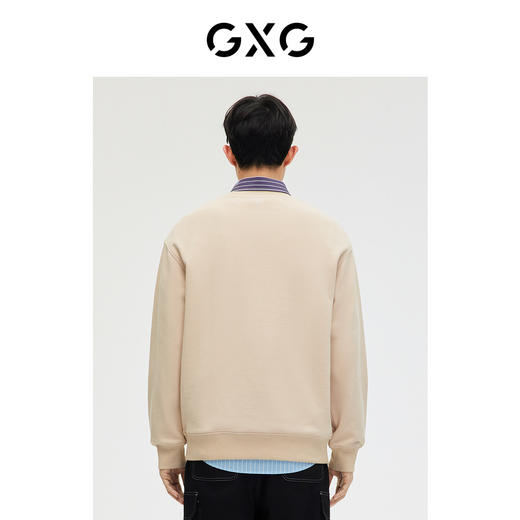GXG男装 少年时代系列字母绣花圆领卫衣  春季热卖时尚卫衣 商品图2