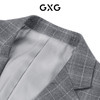 GXG男装灰格简约含羊毛商务西装外套 春季热卖西服 商品缩略图3