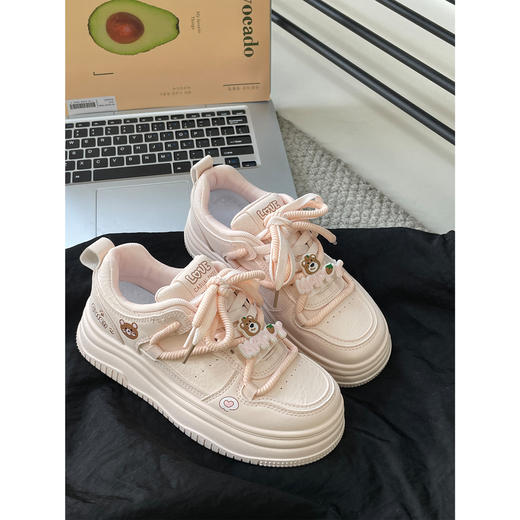 【YW】无忧购25年春季韩系卡通小清新百搭小众休闲板鞋MIS-3531（截单后7天发货) 商品图1