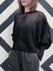 TYNVIE 欧根紗灯笼袖针织衫 - 黑色 商品缩略图8