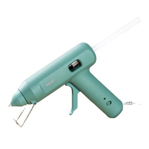 得力热熔胶枪31401蓝色DIY家用热融胶抢送10根胶棒手工热熔枪热溶棒胶7mm 商品图6