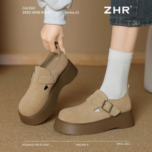 ZHR则则复古勃肯鞋女2025春季新款厚底增高休闲鞋女百搭全包 商品图7