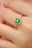 0.6ct刻面祖母绿戒指 商品缩略图4