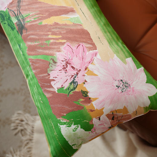 写意系列长条沙发靠包抱枕法式床头夹腿睡觉客厅轻奢高级感可拆洗 商品图2