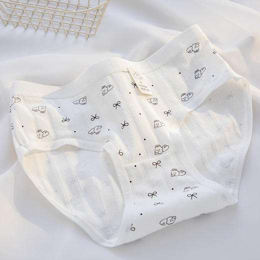 【YW】无忧购五条装7A抗菌裆可爱兔子印花女士内裤2511(截单后7天发货) 商品图6