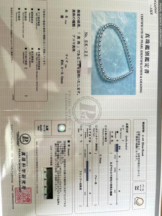 8mm-9mm akoya珍珠项链 商品图4