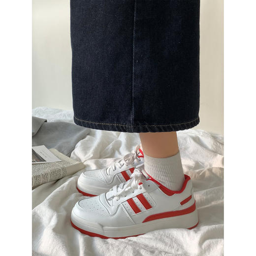 【YW】无忧购25年春季港风复古ins百搭增高休闲运动板鞋MIS-701女（截单后7天发货) 商品图8