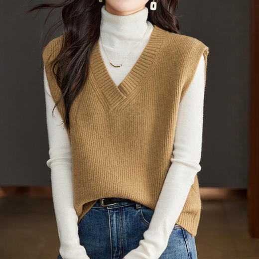 馥迦经典简约百搭马甲 商品图4