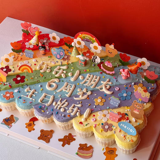 小朋友聚会蛋糕（40个纸杯蛋糕，数量可增加可减少） 商品图0