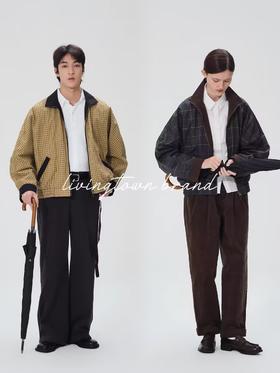 LIVINGTOWN/LT双面立领短外套