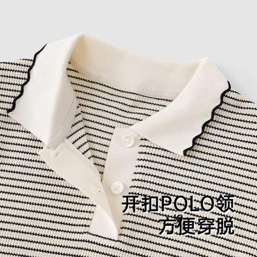 英氏女童裙子夏季透气休闲女宝POLO连衣裙2025新款YRLCJ1R048A 商品图2
