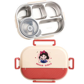 方扣分格保温餐盒 #赠品