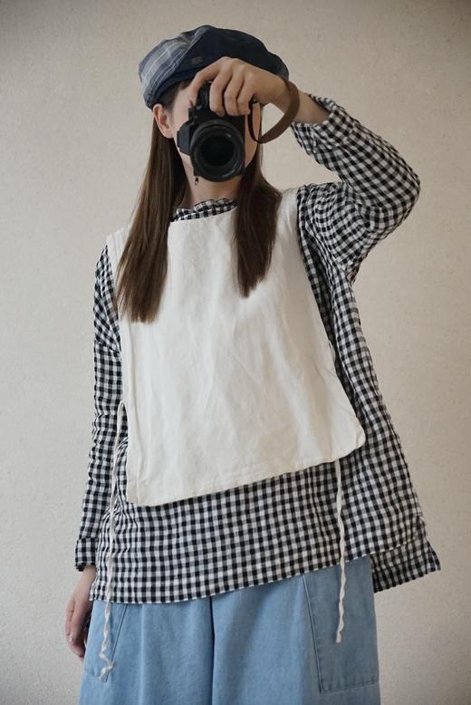 LABORATORY 亚麻碎花领衬衫上衣 商品图0