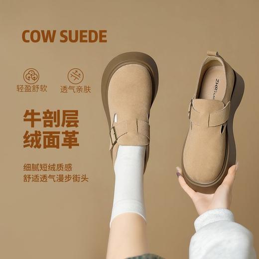 ZHR则则复古勃肯鞋女2025春季新款厚底增高休闲鞋女百搭全包 商品图3