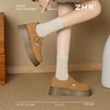 ZHR则则复古勃肯鞋女2025春季新款厚底增高休闲鞋女百搭全包 商品缩略图4