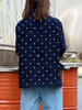 TYNVIE 荷叶边袋口装饰廓形西装-蓝色白点 商品缩略图11
