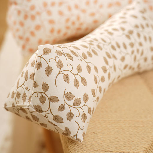 藤蔓系列三角颈椎枕荞麦壳枕头成人单人睡眠护颈椎睡觉专用纯棉高端 商品图4