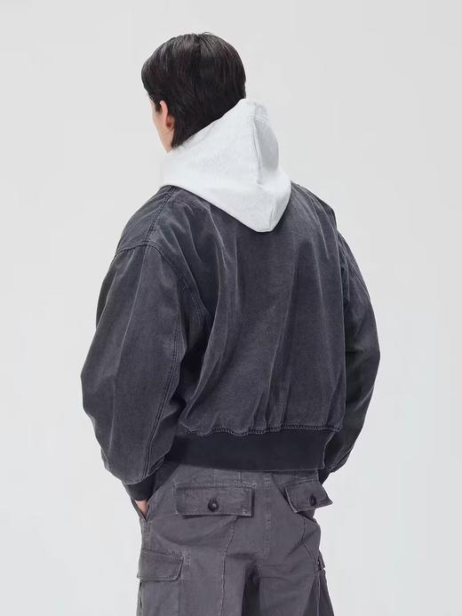 LIVINGTOWN/LT水洗做旧棒球外套 商品图2