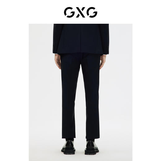 GXG男装黑色全羊毛基础休闲商务套西西裤 热卖休闲裤 商品图2