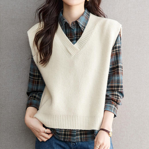 馥迦经典简约百搭马甲 商品图6