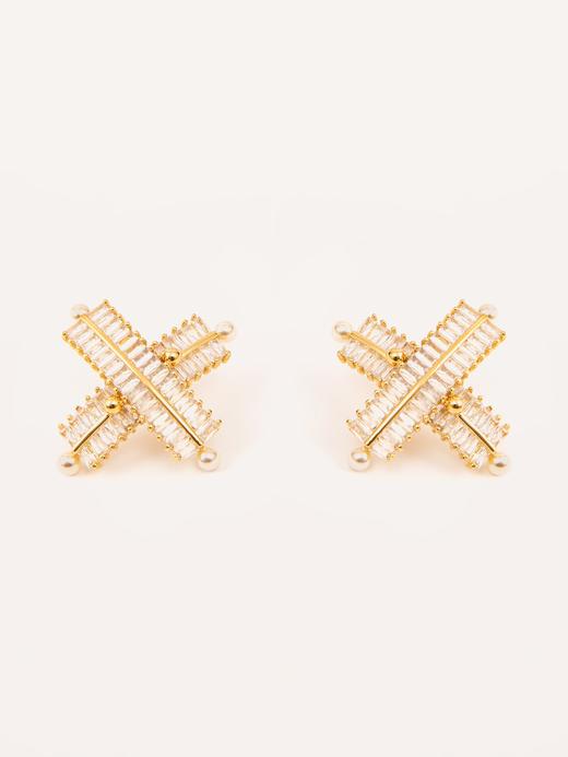 Chabaux MAHARANI PALACE系列交叉耳环 商品图3