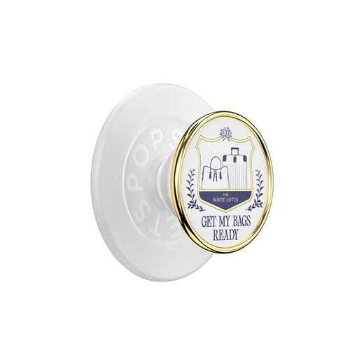 【白莲花度假村】悠然之旅·MagSafe圆啪嗒 MAGSAFE磁吸手机气囊支架 Round圆啪嗒系列 白色 商品图0