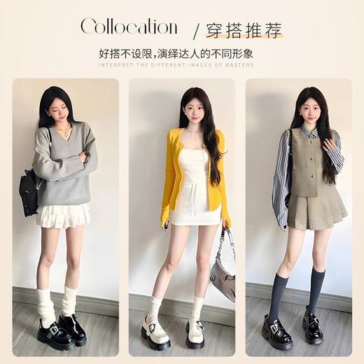 ZHR则则学院风乐福鞋女2025新款春季爆款超软皮鞋轻便英伦单鞋女 商品图9