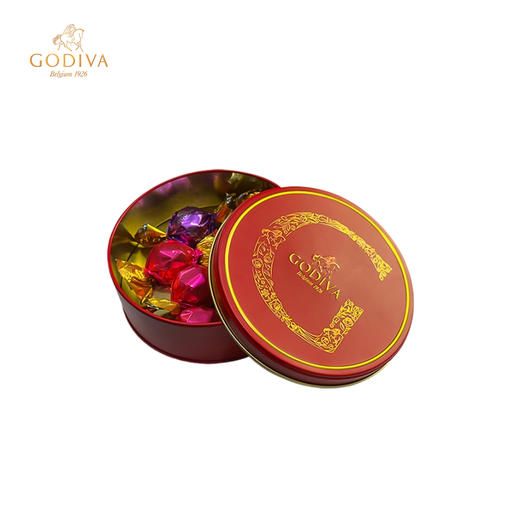 【自营】 GODIVA 歌帝梵 精选松露形巧克力铁盒 6颗装 60g 商品图1