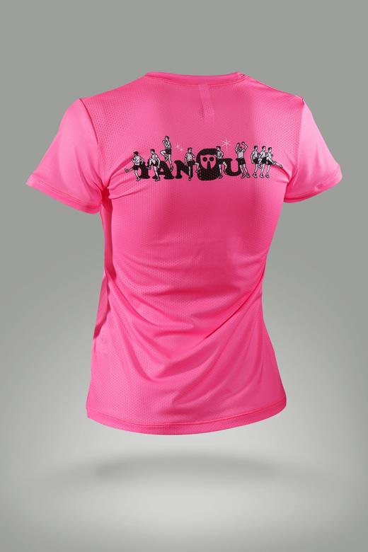 严素跑步TEE,马克操,男/女款,轻量 短袖T恤荧光色 速干快干 严素态度 商品图3