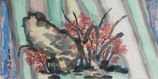 林顺文《花鸟之四》国画35CM*67CM约2平尺手绘纸本宣纸作品【原作编号GH0418】 商品图1