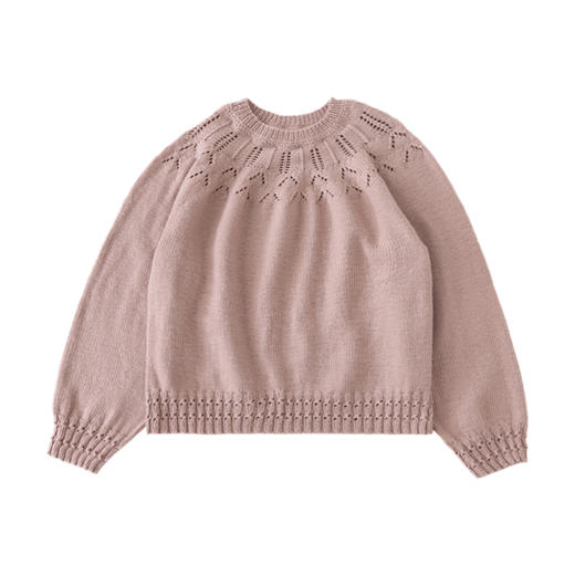 苏苏姐轻羽圆领套头衫手工DIY棒针衣服毛线团羊毛线编织材料包 商品图4