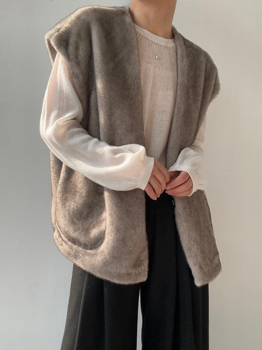 LCM｜Midnight patrol VEST [ 仿皮草 ] 【定制尺码加收10%定制费】 商品图4