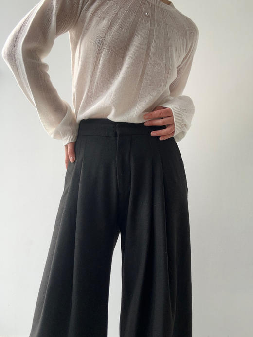 LCM｜Midnight patrol wide Pants [阔腿裤 黑 ] 商品图5